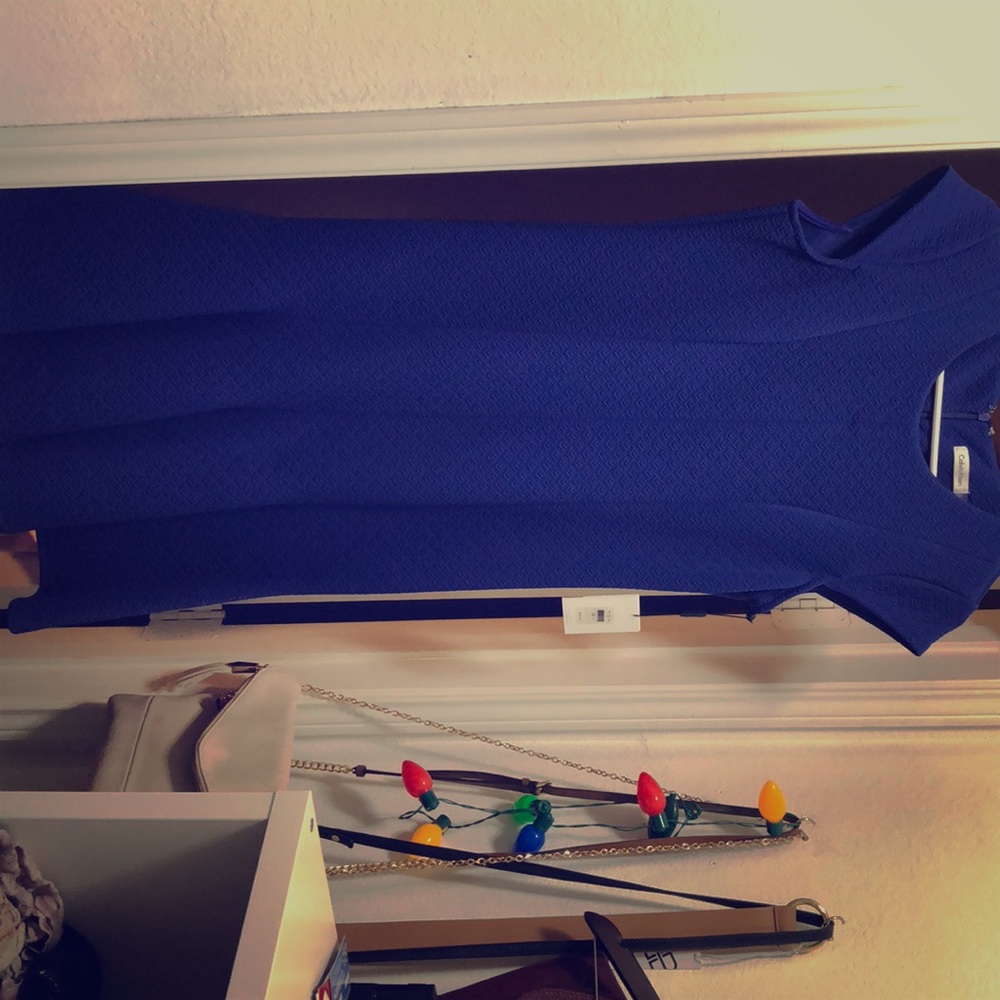 Calvin Klein royal blue dress. Size 6.